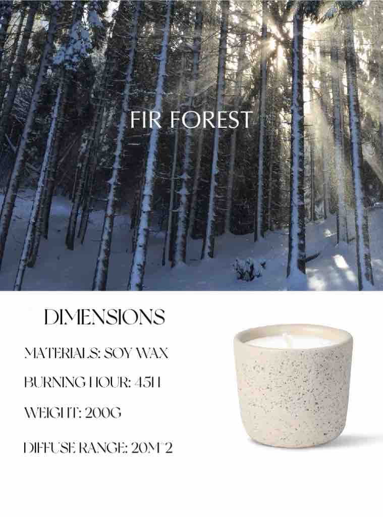 Wood Wick Soy Wax Scented Candle - Breath Of Nature Scented - Fir Forest-4