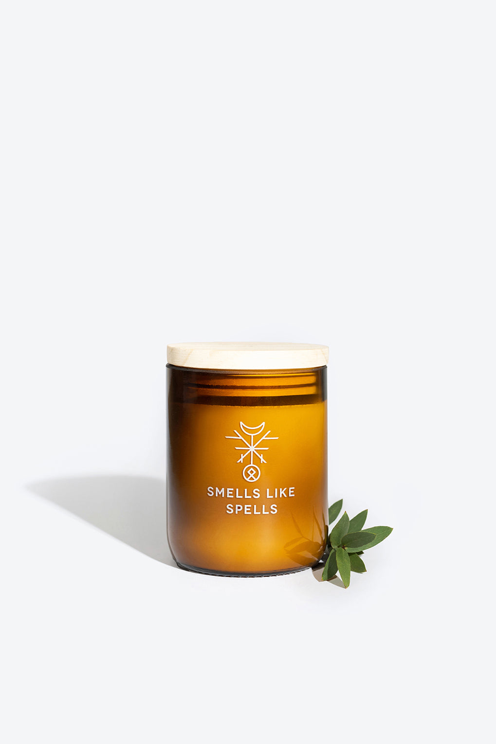 Soy wax scented candle with wooden wick ODIN Smells Like Spells